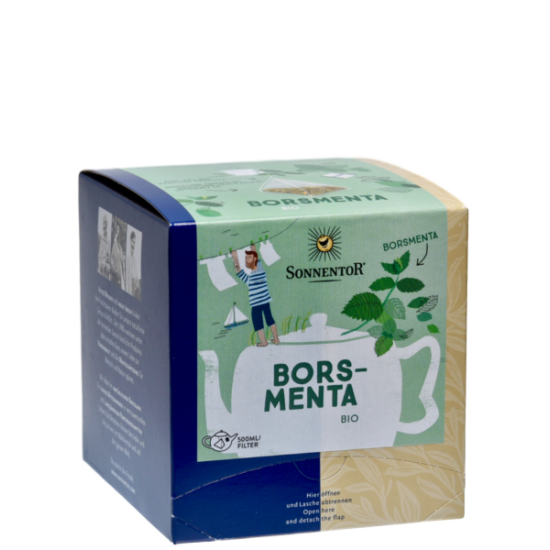 Sonnentor Bio Borsmenta tea, 12 filter x 1,5g (18g)