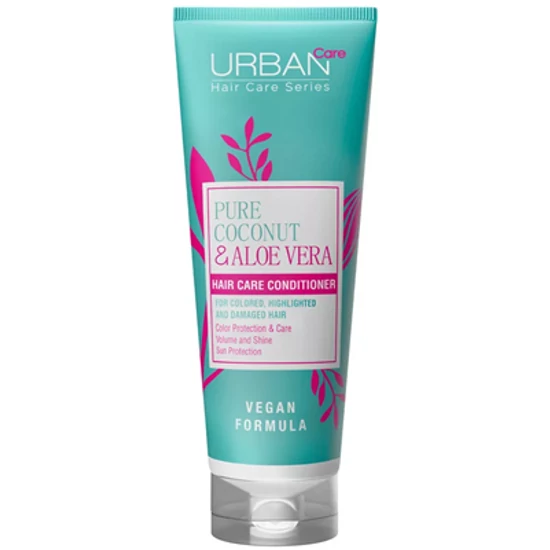 Urban Care Szín- és fényvédő hajbalzsam kókuszolajjal és aloe verával 250ml