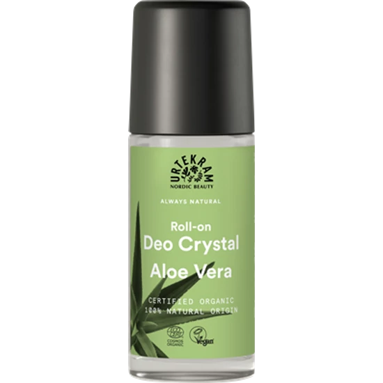Urtekram Bio kristálydezodor roll‐on - Aloe vera 50ml