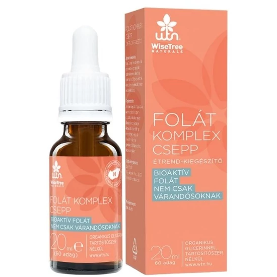 WiseTreeNaturals Folát komplex csepp 20ml