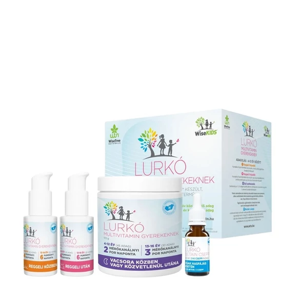 WTN WiseTreeNaturals Lurkó Multivitamin Gyerekeknek