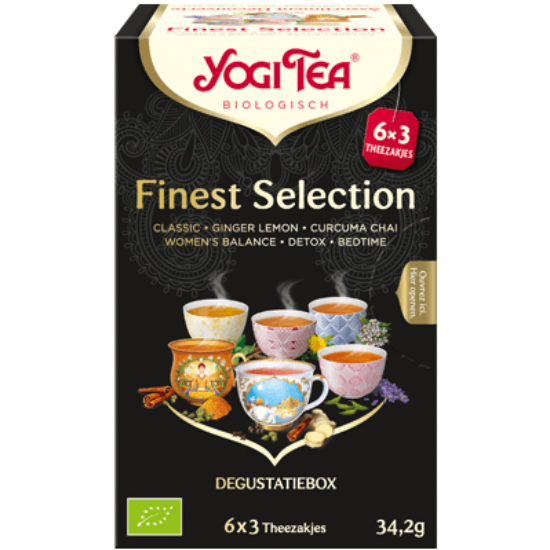 Yogi Tea Best-seller válogatás, 9x2 filter (34.6g)