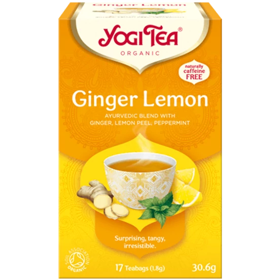 Yogi Tea Citromos gyömbér, 17 filter x 1.8g (30.6g)