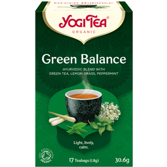 Yogi Tea Zöld egyensúly, 17 filter x 1,8g (30,6g)