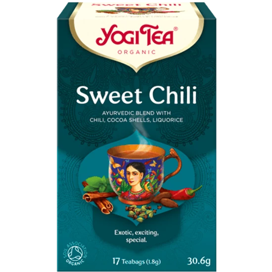 Yogi Tea Édes chili, mexikói fűszerez, 17 filter x 1.8g (30.6g)