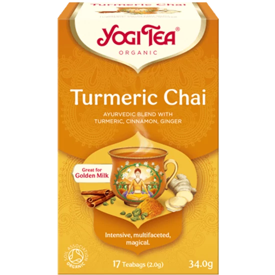 Yogi Tea Kurkumás chai tea, 17 filter x 2.g (34g)