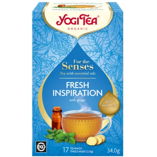 Yogi Tea 'Az érzékeknek' - Tiszta frissesség, 20 filter x 2g (40g)