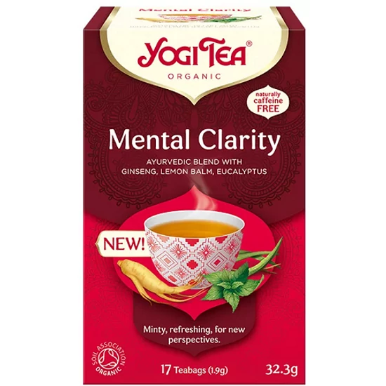Yogi Tea Mental Clarity - Friss elme, 17 filter x 1,9g (32,3g)