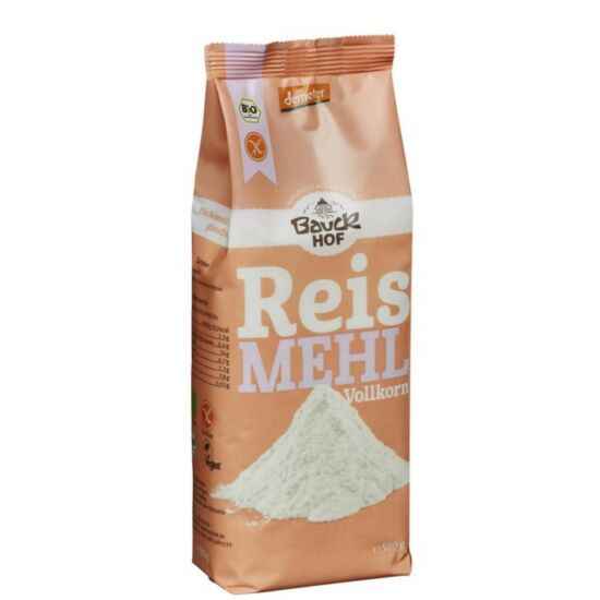 Bauckhof Rice Flour Wholemeal - organic, gluten free, vegan 500g