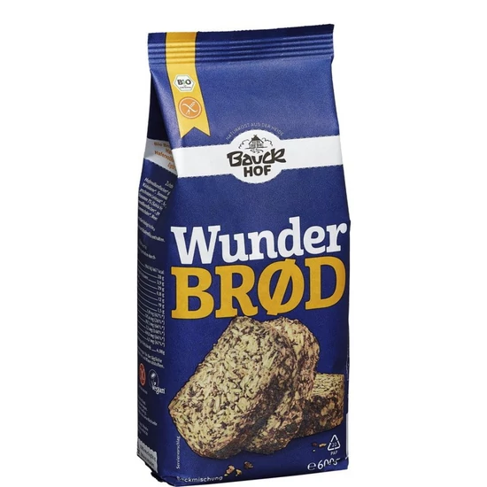 Bauckhof Csodakenyér keverék - bio, gluténmentes, vegán 600g