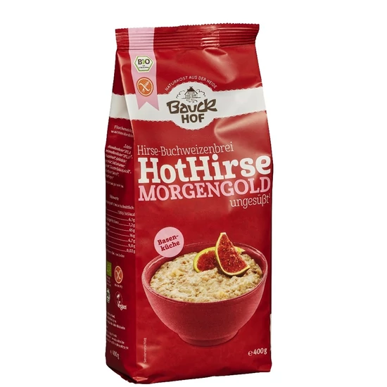 Bauckhof Meleg köleskása Morgengold - bio, gluténmentes, vegán 400g