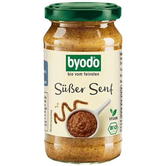 Byodo Édes  mustár - bio, gluténmentes, vegán 200ml
