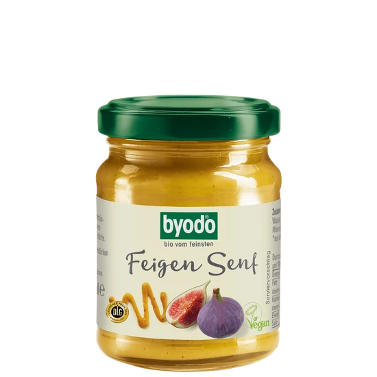 Byodo Fügés mustár - bio, gluténmentes, vegán 125ml