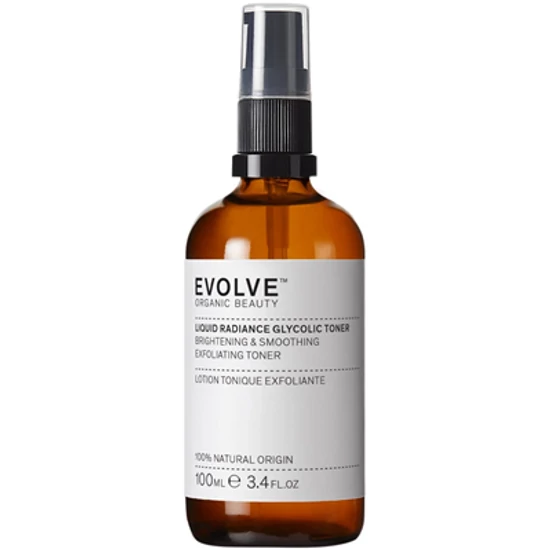 Evolve Organic Beauty Liquid Radiance AHA/BHA hámlasztó tonik 100ml