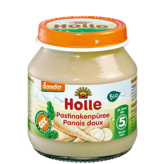 Holle Pasztinák, üveges bébiétel - bio, gluténmentes 125g
