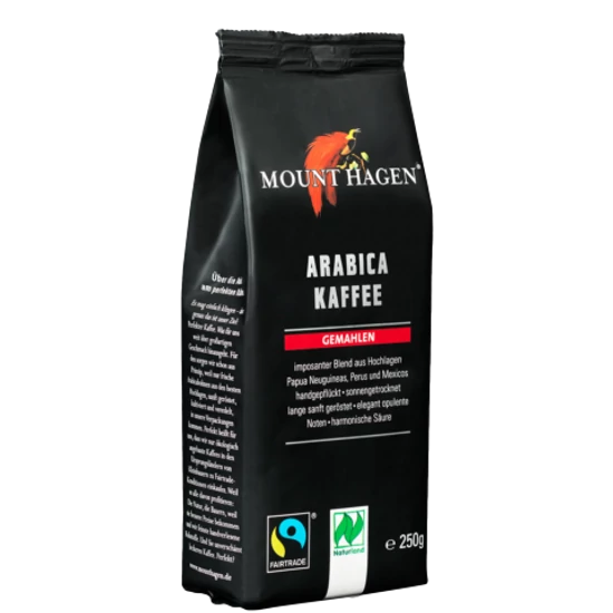 Mount Hagen Pörkölt kávé, őrölt - bio, fair trade 250g