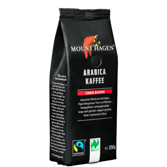 Mount Hagen Pörkölt kávé, szemes - bio, fair trade 250g