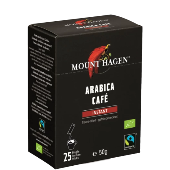 Mount Hagen Instant kávé adagok - bio, fair trade 25 x 2g