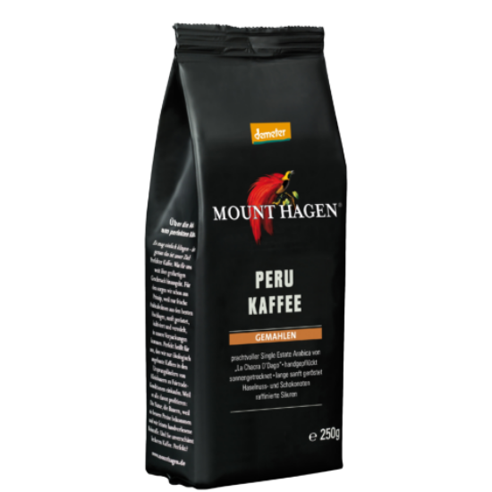 Mount Hagen Perui kávé, őrölt - bio demeter, fair trade 250g