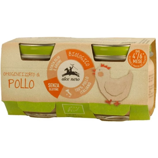 Alce Nero Csirkepástétom babáknak - bio 2 x 80g