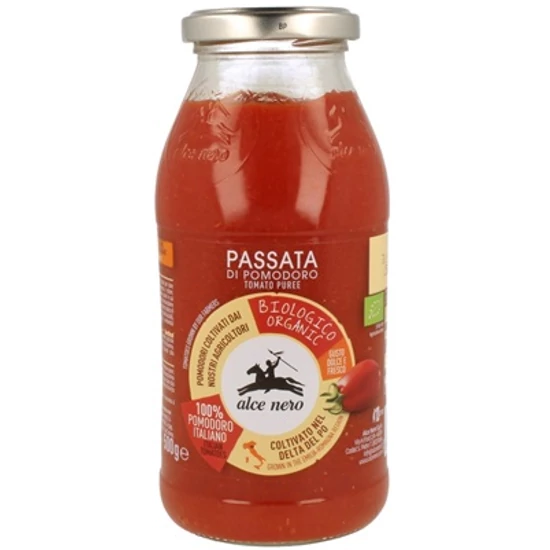 Alce Nero Paradicsompüré darabolt paradicsommal - bio 500g