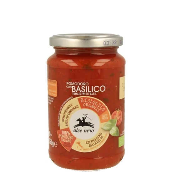 Alce Nero Paradicsomszósz bazsalikommal - bio 350g
