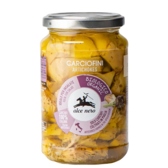 Alce Nero Articsóka extra szűz olívaolajban - bio 330g