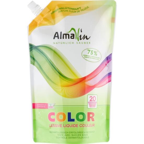 AlmaWin Color folyékony mosószer koncentrátum színes ruhákhoz  hársfavirág kivonattal