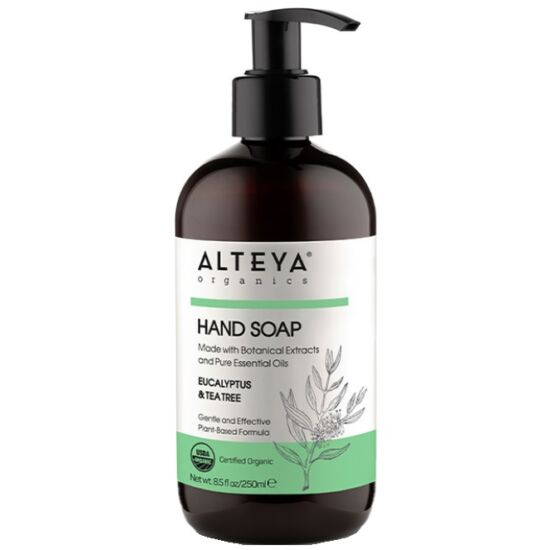 Alteya Organics Folyékony kéztisztító szappan - Eukaliptusz és teafa 250ml