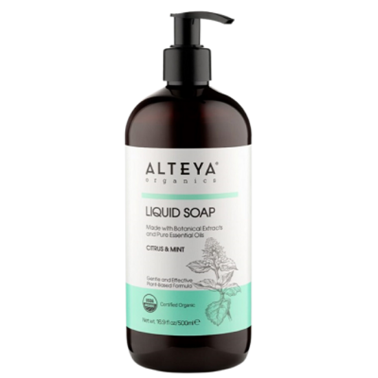 Alteya Organics Bio folyékony szappan - Citrus és menta 500ml
