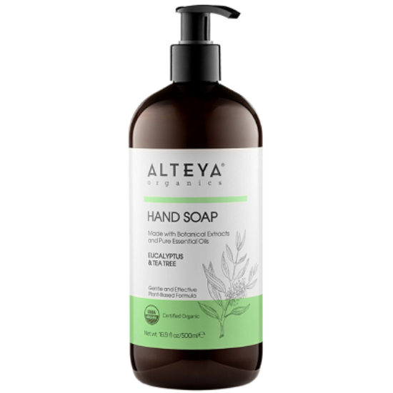 Alteya Organics Bio folyékony kéztisztító szappan - Eukaliptusz és teafa 500ml