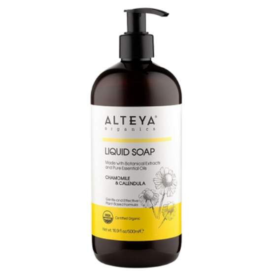 Alteya Organics Bio folyékony szappan - Kamilla és körömvirág 500ml