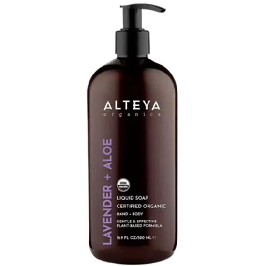 Alteya Organics Bio folyékony szappan - Levendula és aloe 500ml