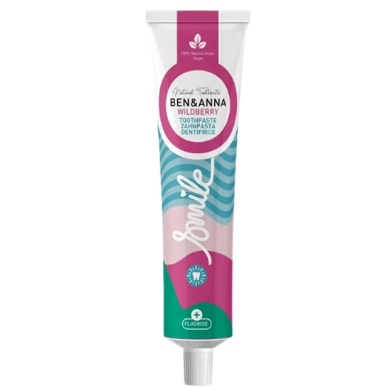 Ben &amp; Anna Wildberry natúr fogkrém fluoridos 75ml
