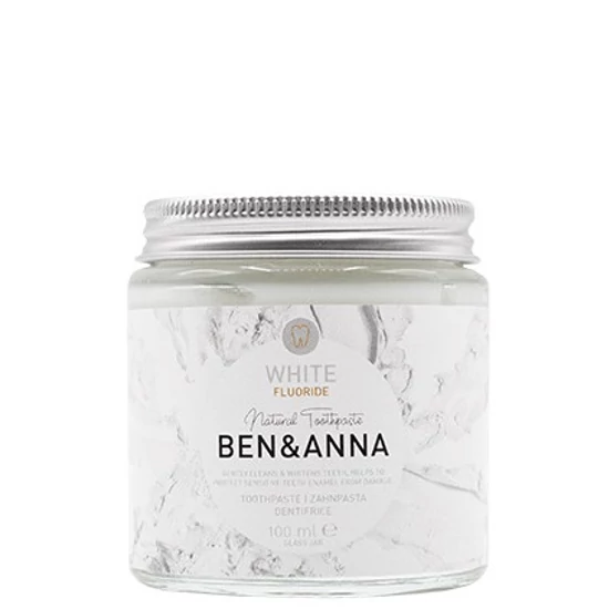 Ben &amp; Anna Fehérítő fogkrém fluoriddal 100ml 