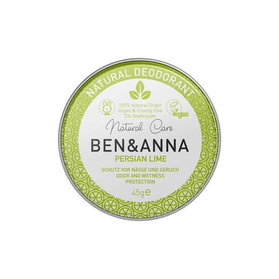 Ben &amp; Anna Natúr tégelyes krémdezodor - Persian Lime 45g