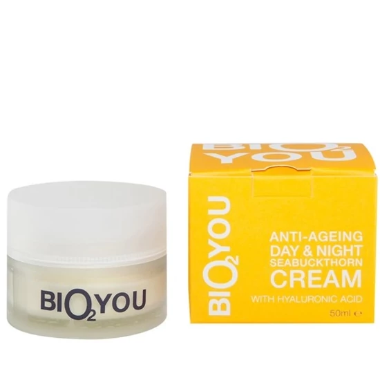 Bio2You Natúr anti-ageing homoktövis nappali és éjszakai arckrém hialuronsavva 50ml