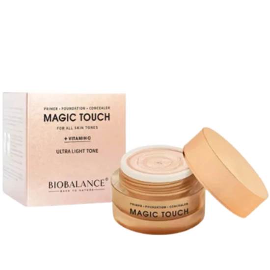 BioBalance Magic Touch 3in1 primer - alapozó - korrektor C-vitaminnal - Nagyon világos bőrtónusra 30ml