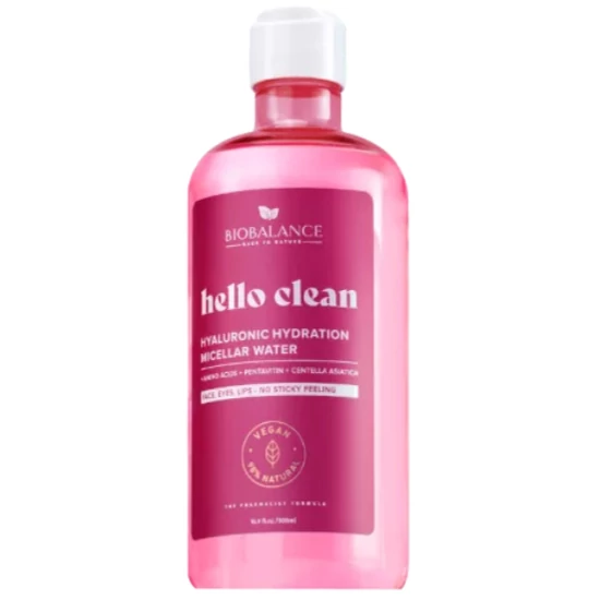 BioBalance Hello Clean Micellás arclemosó hialuronnal 500ml