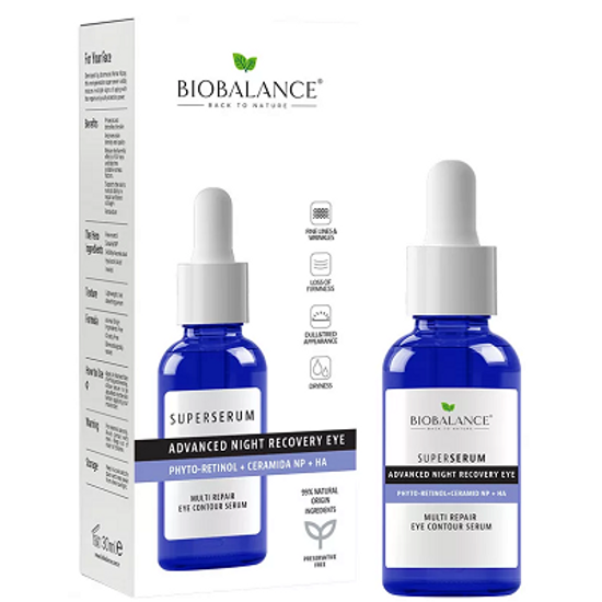 BioBalance Éjszakai szemkörnyékápoló szuperszérum 20ml
