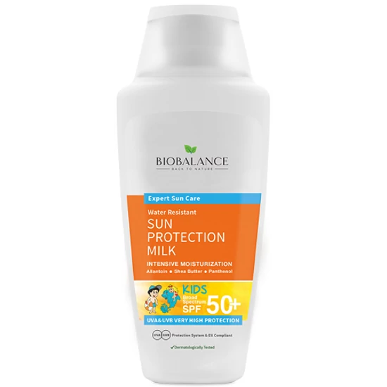 BioBalance Vízálló hidratáló fényvédő naptej gyermekeknek SPF50+ 150ml