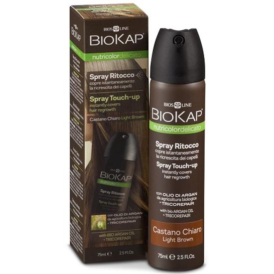 Biokap Nutricolor Hajtőszínező spray - világosbarna 75ml