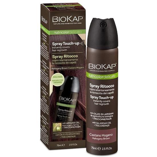 Biokap Nutricolor Hajtőszínező spray - mahagónibarna 75ml