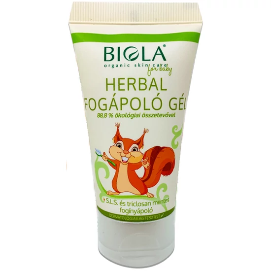 Biola Herbál fluoridmentes fogápoló gél 50ml