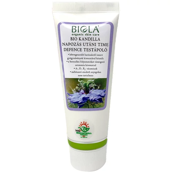 Biola Kandilla napozás utáni time defence testápoló 75ml