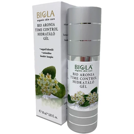 Biola Bio arónia time control hidratáló gél 30ml
