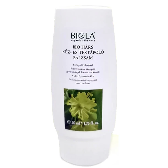 Biola Bio hárs kéz- és testápoló balzsam 50ml