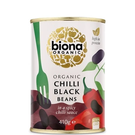 Biona Chilis feketebab - bio 410g
