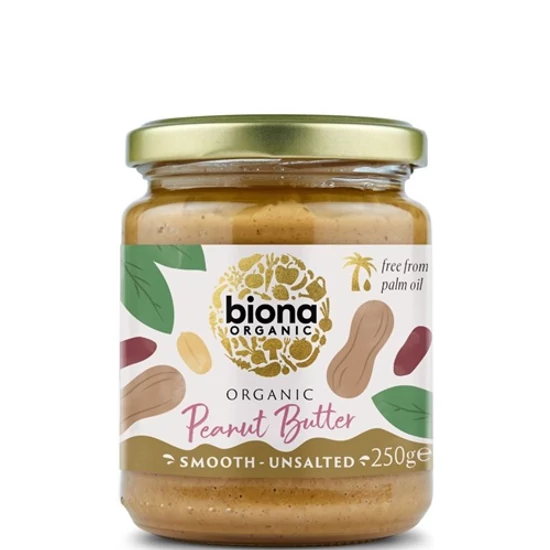 Biona Finom földimogyoróvaj – só nélkül - bio, gluténmentes, vegán 250g