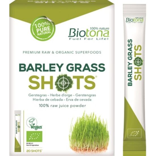 Biotona Superfood - Árpafű shot - 100% bio árpafű por 2,2g